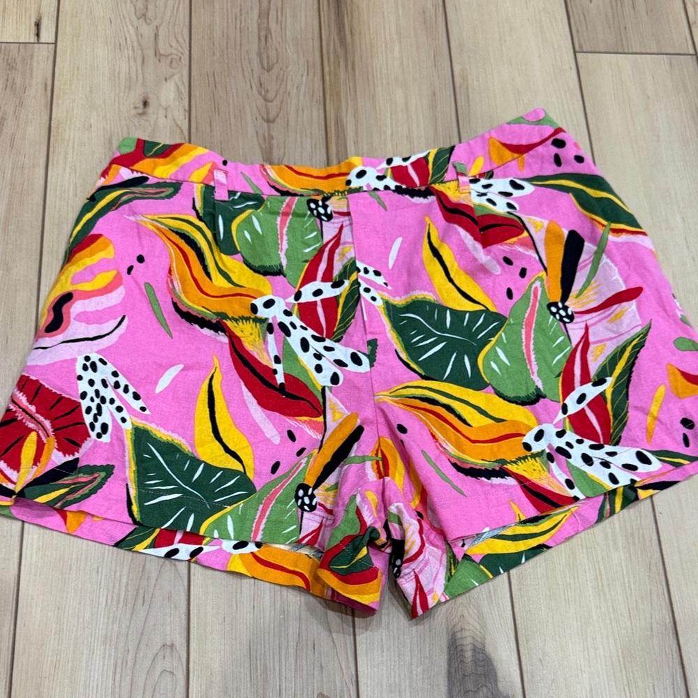Marc New York Andrew Marc Vibrant Pink Patterned Women's Shorts